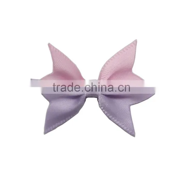 New Production Segmented Color Bowknot Shape Satin Rose Flowers Artificial photo-2