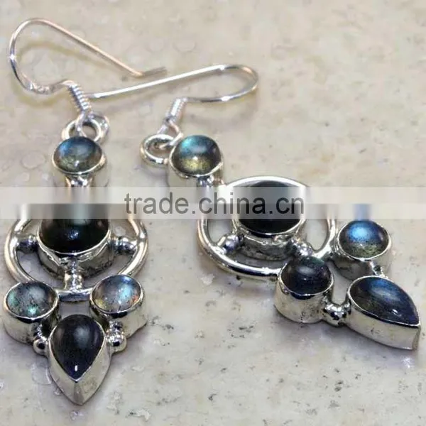 925 Sterling Silver Labradorite Dangle Earring