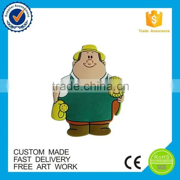 High Quality Cartoon Animals Soft Pvc Rubber Fridge Magnet photo-5
