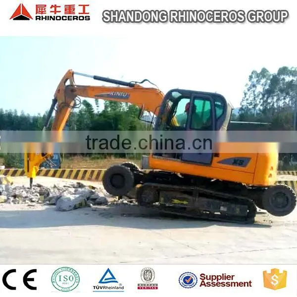 XINIU Manufacturer X8 8 Ton Wheel Excavator for Sale photo-4