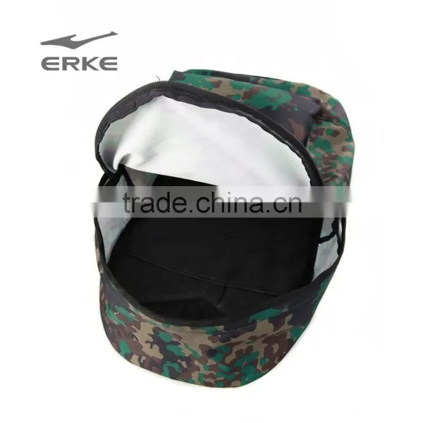 ERKE Ultra-functional Backpack School Backpack Daypack Casual Camouflage Patterns Grid Stripe Printing, Lining :100% Polyester photo-4