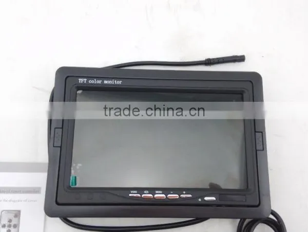 7 Inch LCD High Resolution Mini Car Monitor Built-in TV Tuner Wide Viewing Angle photo-4