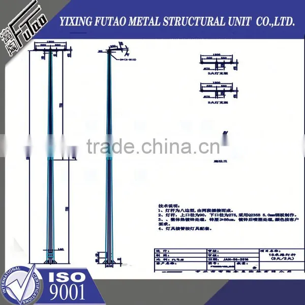 High Quality Galvanized Cast Iron Lamp Pole photo-5