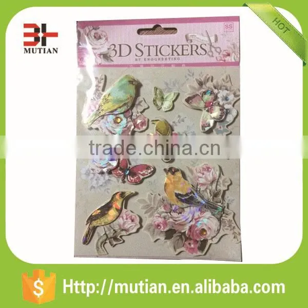 Flower Die Cut Chipboard Handmade Sticker/3D Sticker photo-4