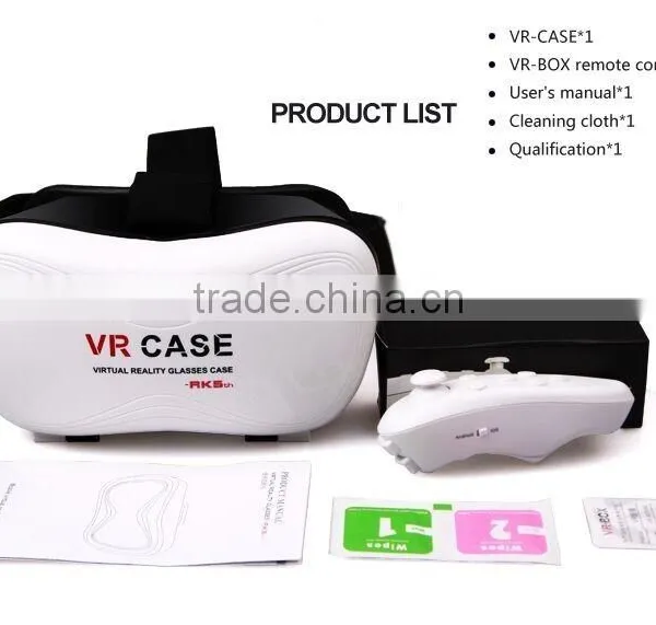 VR Box 2.0 Version Virtual Reality 3D Glasses+ Bluetooth Game Remote Controller photo-6