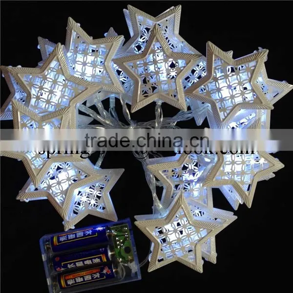 Transparent Five-pointed Star LED String Light photo-4