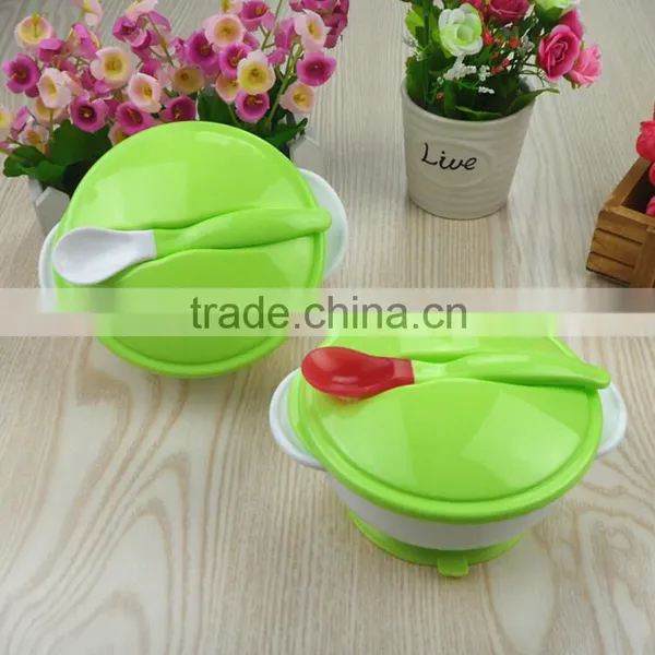 Baby Feeding Product Child Baby Training Bowl With Color Change Utensils photo-6