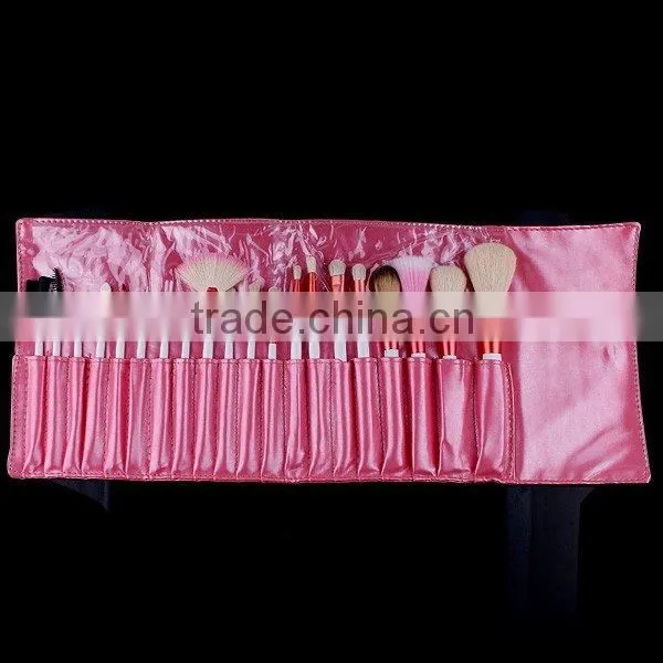 20 PCS Pink Professional Makeup Brush Sets Tools Cosmetic Brush + Pink Pouch Bag photo-4