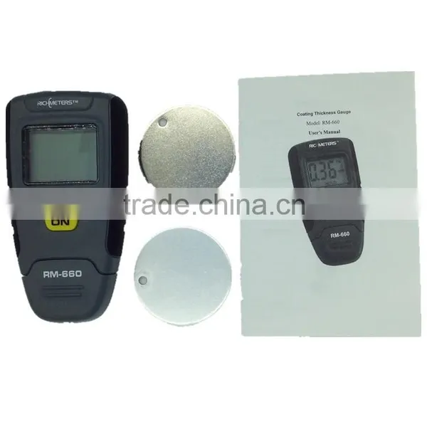 RM660 Paint Coating Thickness Gauge Digital Meter Instrument Tester 0-1.25mm Iron Aluminum Base Metal Car Automotive Measure photo-3