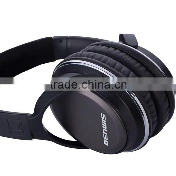 2015 BENWIS H600 Over Head Headband Wired Headphones Cable Headset for Laptop With Mic photo-3