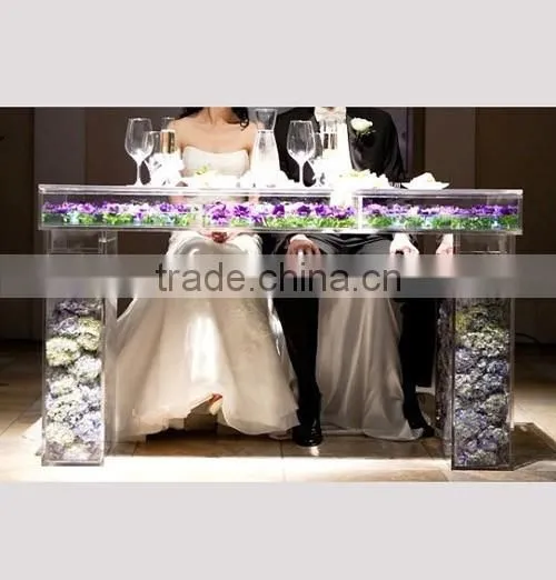 2016 Arcylic Wedding Table for Bride and Groom , Wedding Mandap Table photo-2