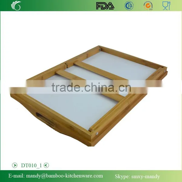DT010 Bamboo Breakfast Desk With Foldable Legs, Breakfast Tray photo-2
