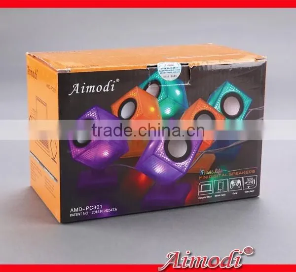 Colorful Light Speaker, LED Colorful Light Speaker, Portable LED Colorful Light Speaker for Computers photo-6