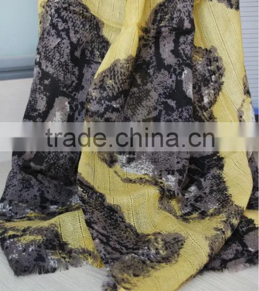 Mixed Colors Worsted Wool Pashmina Shawl photo-4