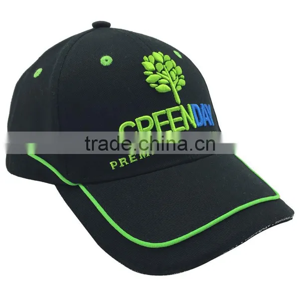 6-Panel Custom Your Own Hat With Raised Embroidered Pattern Baseball Cap With Metal Buckle photo-5
