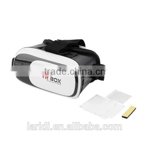 2015 Google Cardboard 2nd Generation VR BOX 2.0 Virtual Reality 3d Glasses for Movies and Games for Smart Phones photo-2