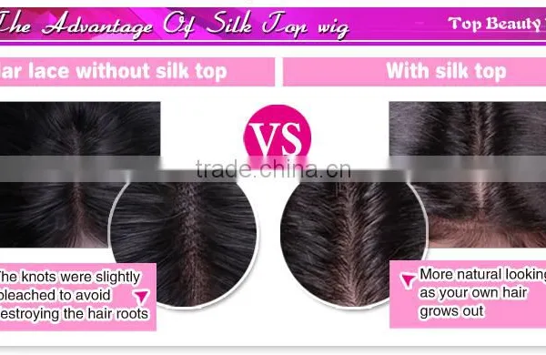 Trade Assurance Silk Top 100% Raw Unprocess Remy Virgin Human Hair Full Lace Wigs With Bangs photo-5