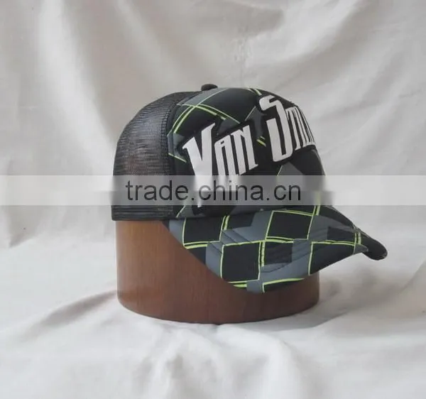 Blank Short Bill Foam Plain Trucker Cap Mesh Hat photo-5