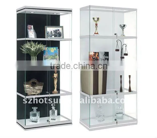 Household Lighting Acrylic Display Cabinet With Lock