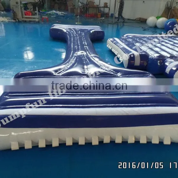 Inflatable Air Mat/Inflatable Floating Platform Aqua Playground Inflatable Cross Floating Mattress photo-3