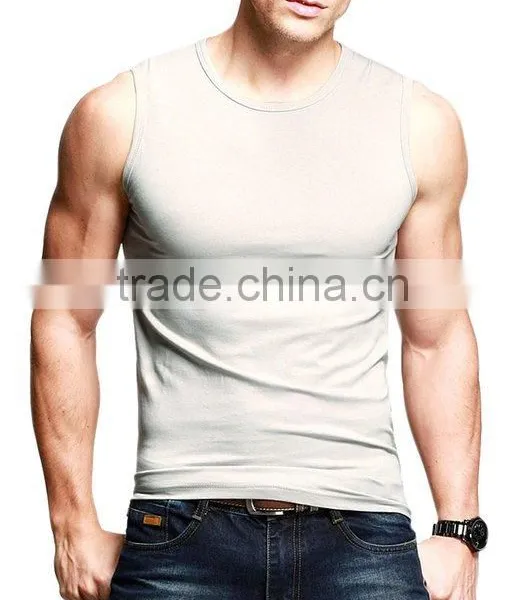 OEM Men's Slim Stretch Fit Basic Tank Top #151104148 photo-3