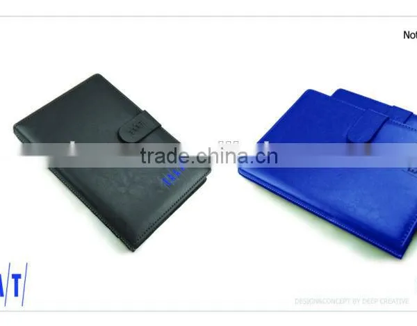 Leather cover notebook, corporate gift notebook