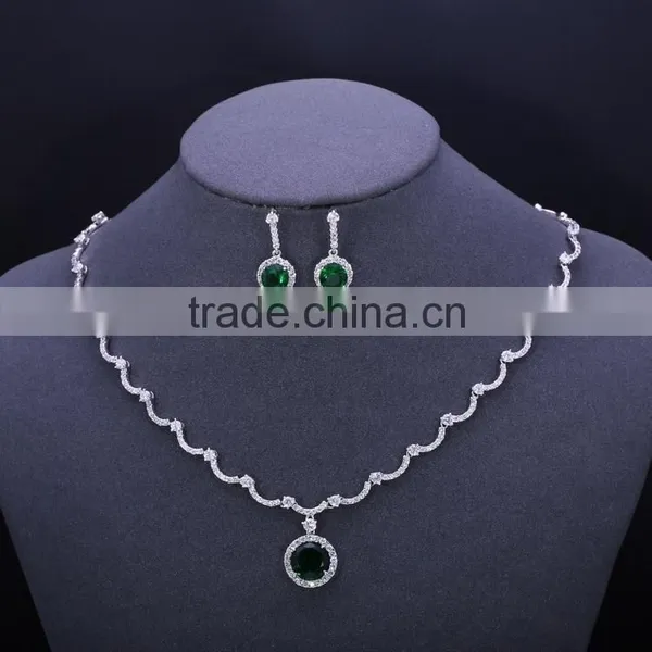 Wholesale Bridal Jewelry Set,shinning White Stone Jewelry Set,christmas Gifts photo-3