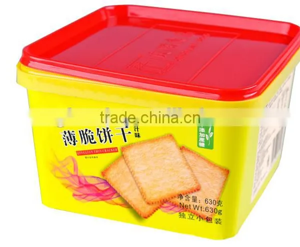 630g Chicken Flavor Canned Biscuits Manufacture
