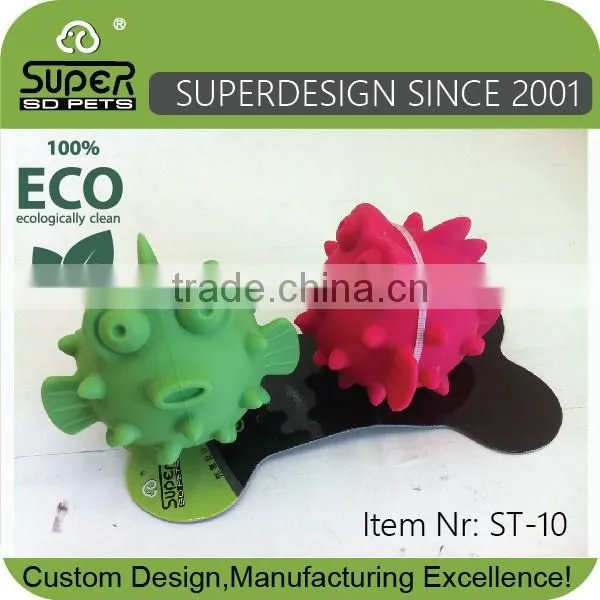 Fish Shape Rubber Dog Toys Ball photo-4