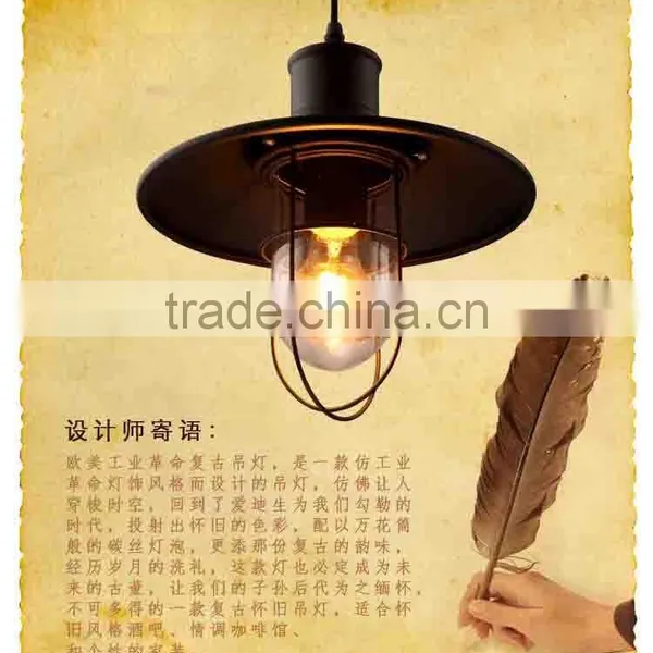 Classic Vintage Style Home Light Fixture Chandelier Lighting Luxury Pendant Hanging Lights Cage Chandeliers Lamp photo-3