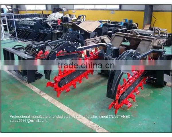 Skid Steer Loader Attachment Chain Trencher photo-3