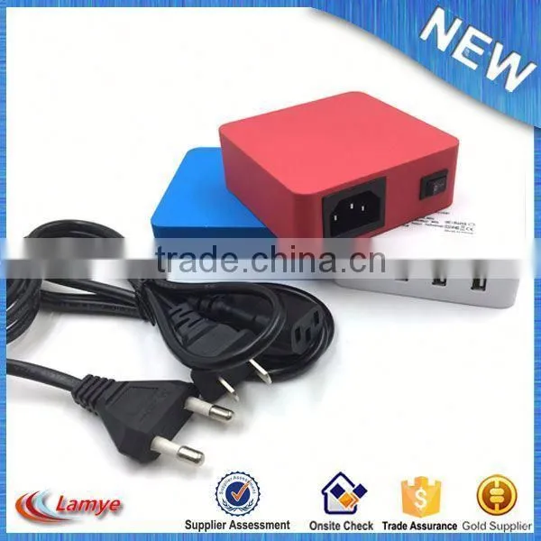 Best Selling Retail Items Ce Rohs 4 Usb Port Wall Charger 4 Colors photo-4