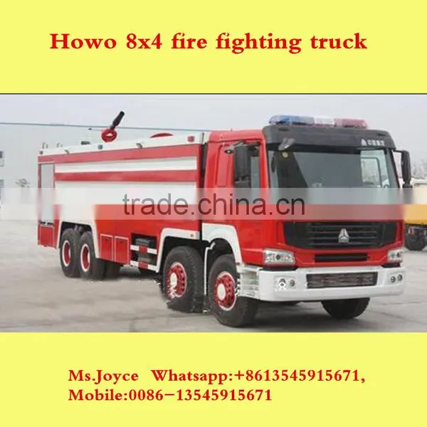 Howo 8x4 25ton Big Water Foam Fire Trucks For Sale photo-4