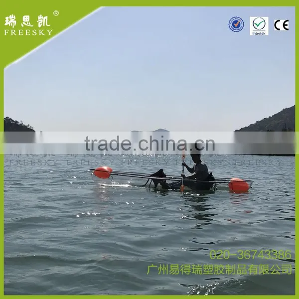 China Glass Bottom Crystal Clear Transparent Kayak for 2 Person photo-6