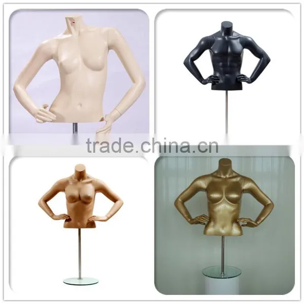 Big Breast Mannequin Female / Male Plus Size Female Male Mannequin Torso photo-2
