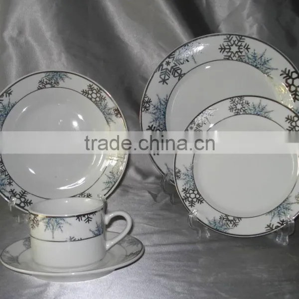 New Printing 20pcs Ceramic Dinner Set With Decal photo-2