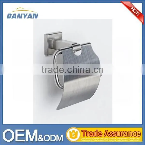 China Supplier Stainless Steel 304 Bathroom Accessory Toilet Tissue Paper Holder photo-4