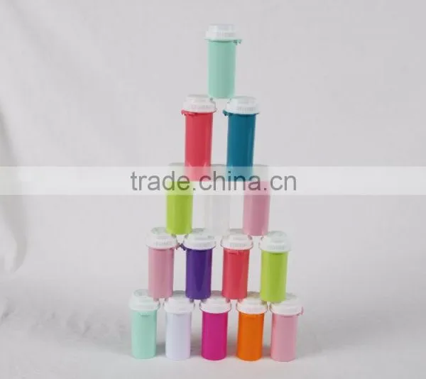 Pop Top Plastic Colorful Marijuana Vials Joint Tubes photo-2