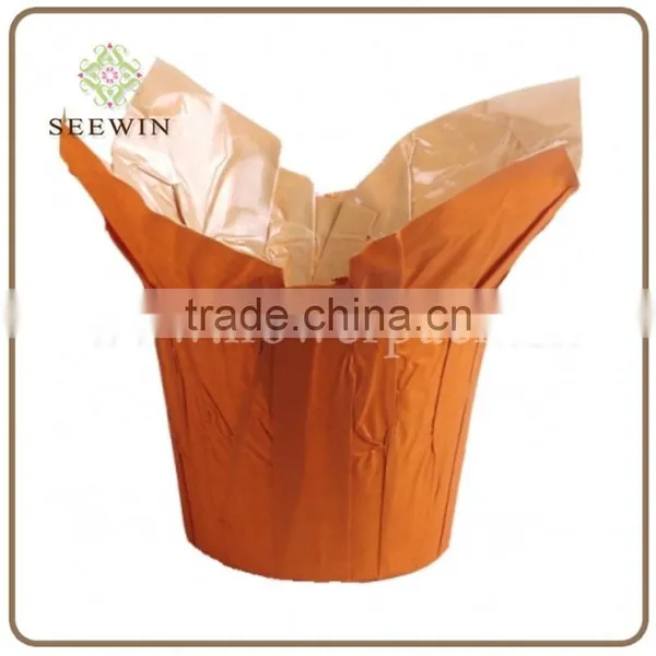 6 Inch Natural Kraft Pot Cover/pot Covers and Planters photo-2