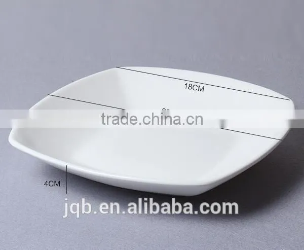 Customized White Ceramic Dessert Plates