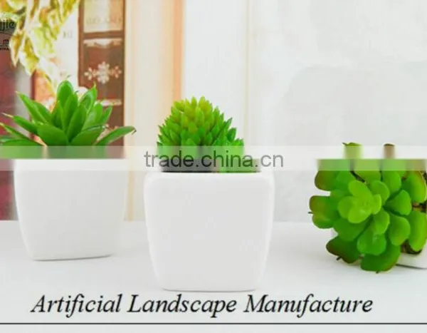 Artificial Green Mini Plants for Office Decoration photo-4