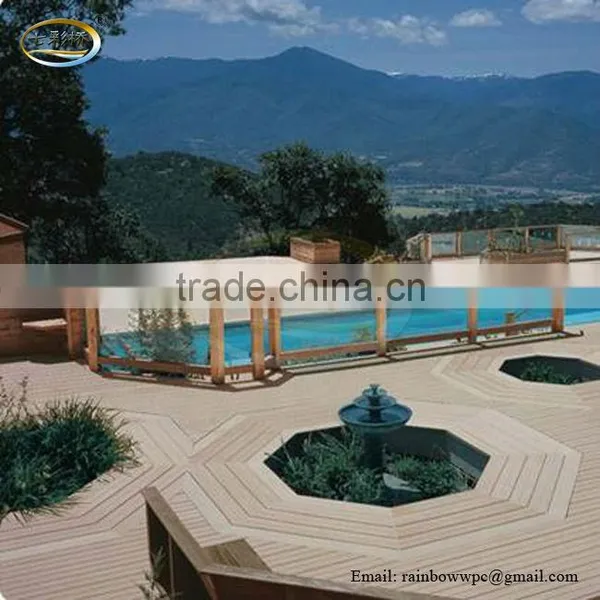 WPC Factory Wholesale Cheap Wpc Co-extrusion Decking photo-6