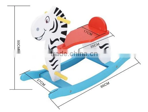 Wooden Walking Horse Toy Baby Kids Children Ride on Rocking Product Wholesale Interior Decoration China Supplier photo-2