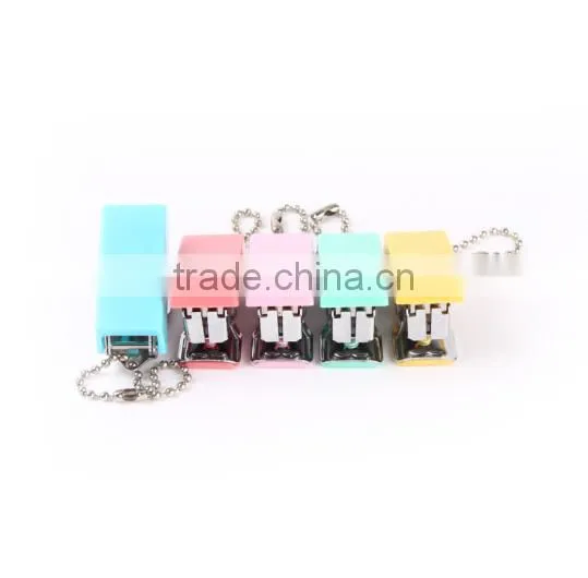 2016 New Frosted Rubberized Stapler, Mini Rubberized Stapler photo-3