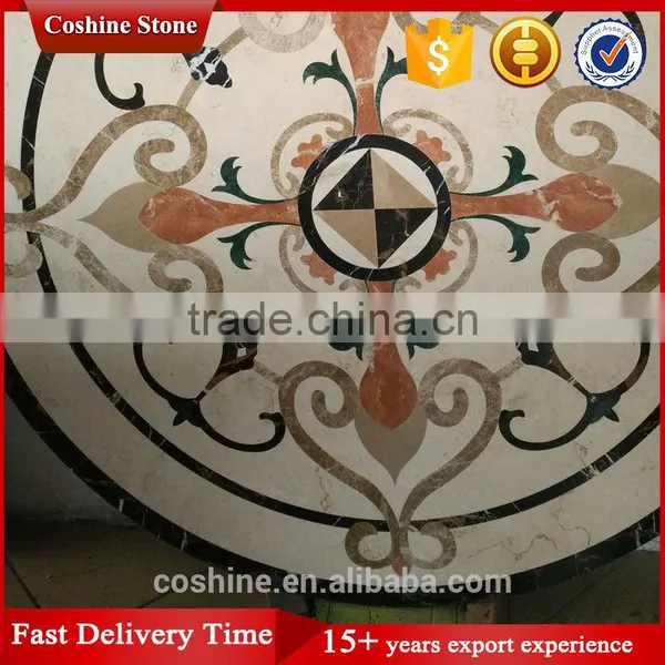 Nice Quality Waterjet Marble Pattern Floor Tile photo-3