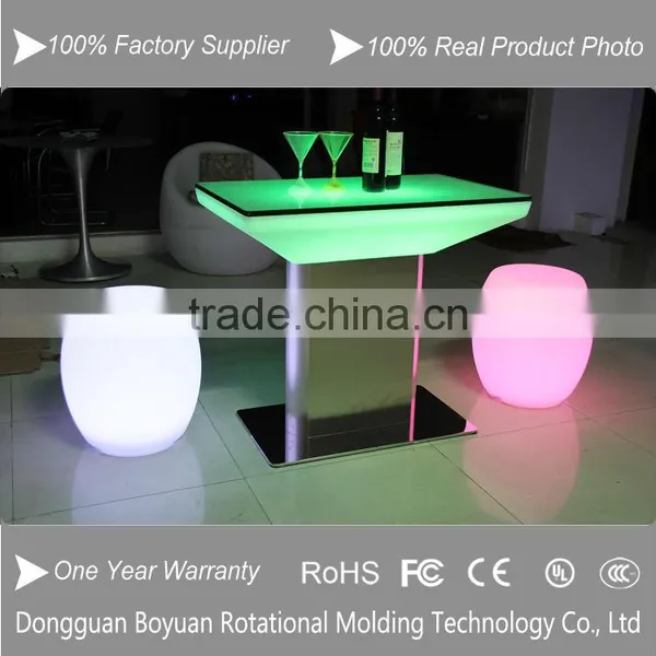 Outdoor Rechargeable LED Glow Furniture With Aluminum Base photo-2