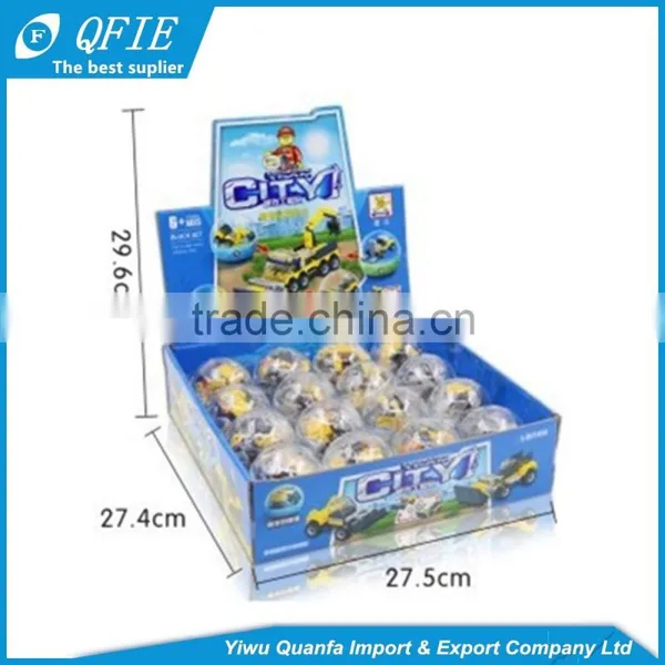 Wholesale Educatioanal Plastic Mini Diy Assembly Car Toy With Capsule photo-5