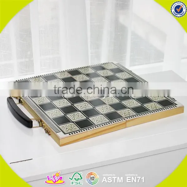 2017 Wholesale Portable Kids Wooden Chess Pieces Best Wooden Chess Pieces W11A056 photo-3