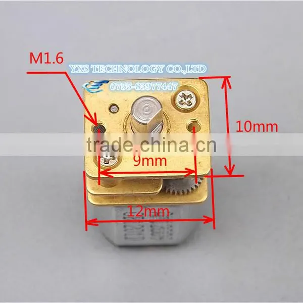 N20 Miniature Gear Motor 3V 5V 6V DC Gear Motors Metal Gear DIY photo-2