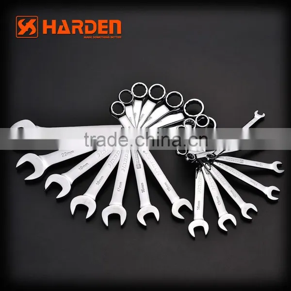 PROFESSIONAL 14PCS COMBINATION WRENCH SET SINGLE OPEN END SPANNER photo-2